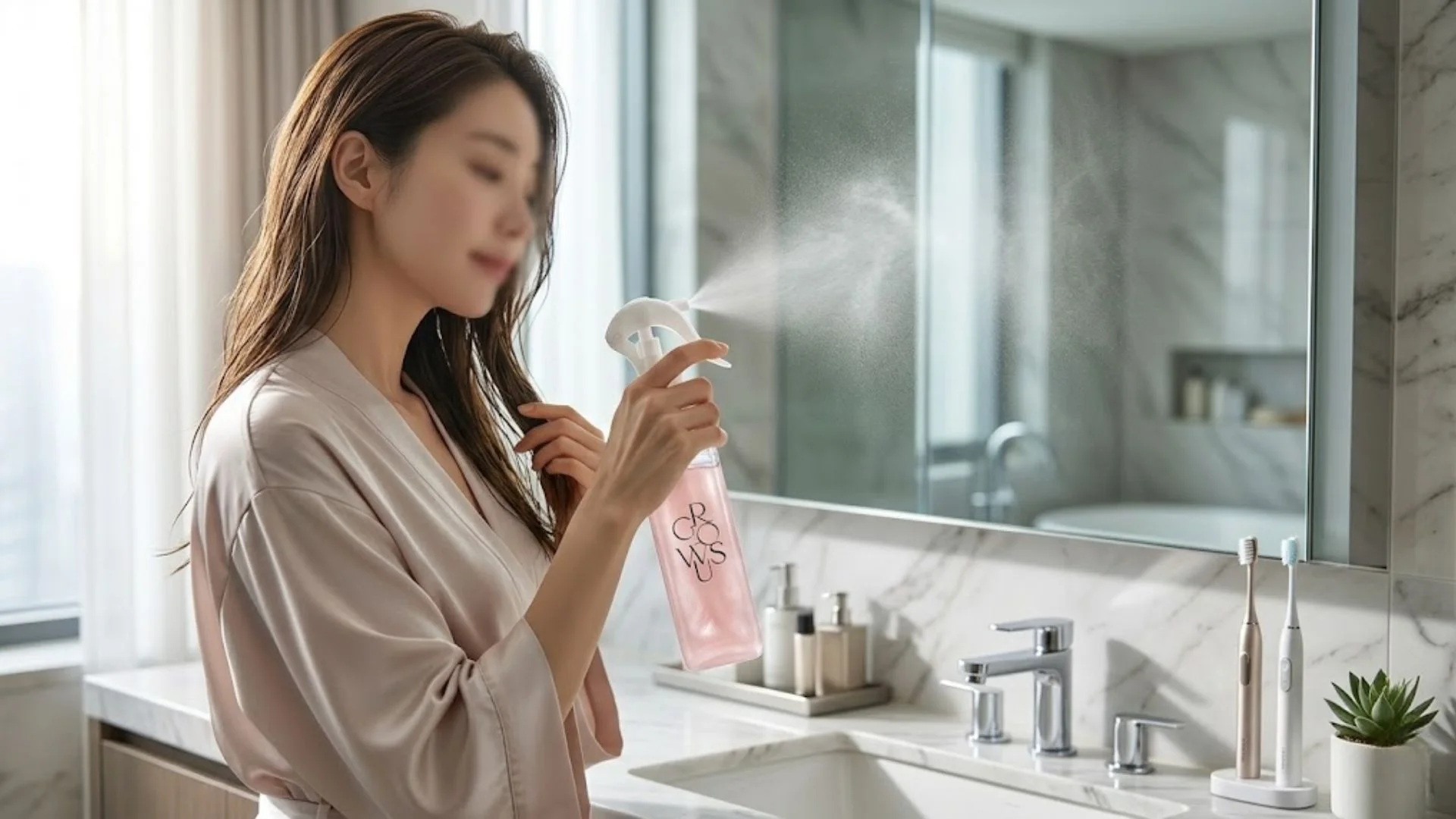 바쁜 아침 10초 컷으로 머릿결을 찰랑이게 만들어주는 노워시트리트먼트