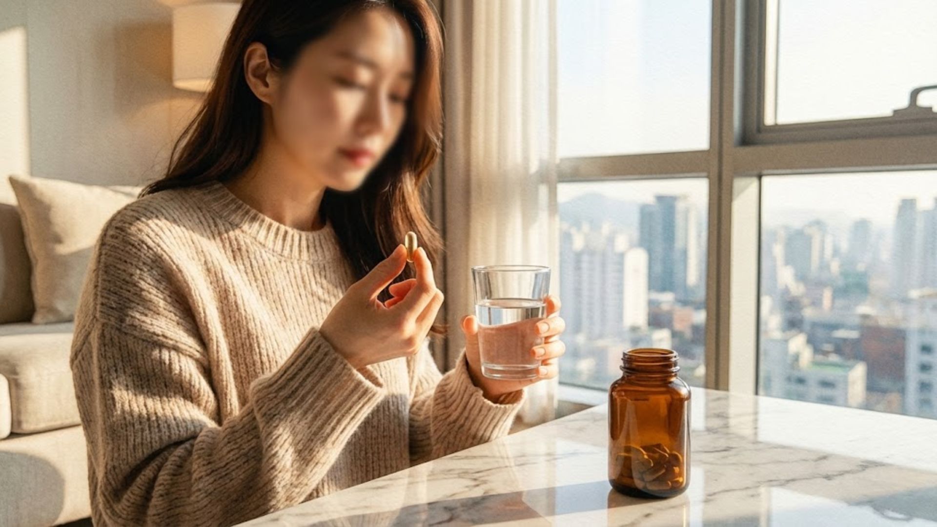 매일 아침 맑은 피부를 위해 리포좀 글루타치온을 간편하게 섭취하는 루틴