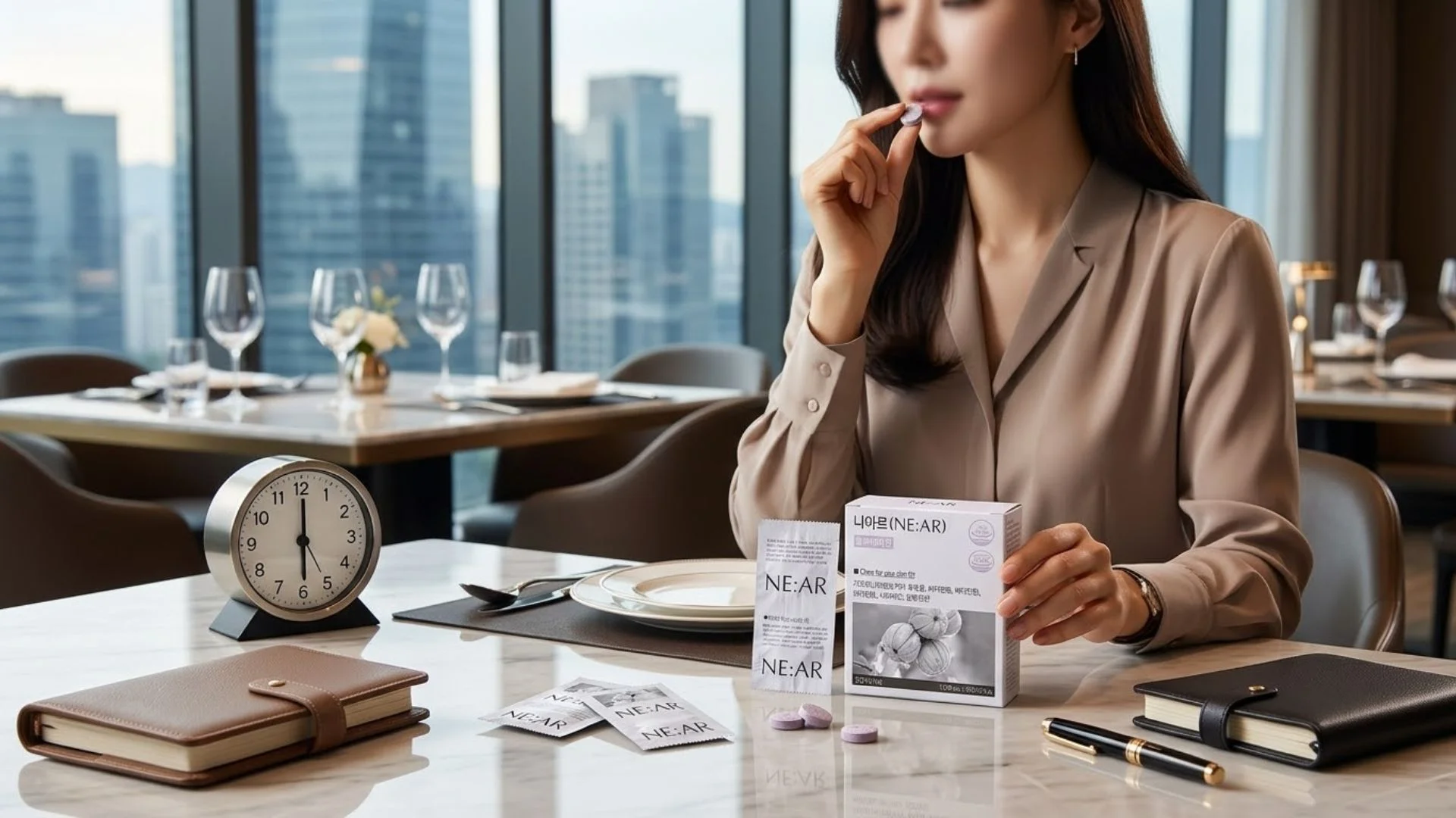 식전 30분, 예쁜 디자인의 니아르 가르시니아를 챙겨 먹는 다이어트 루틴