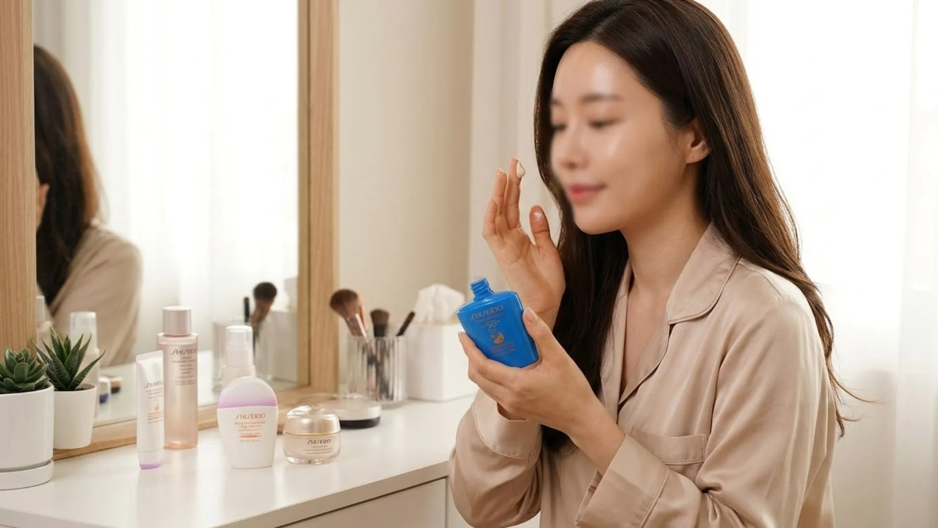 일본 선크림 추천 - 안티에이징과 장벽 케어 기능을 갖춘 프리미엄 시세이도선크림