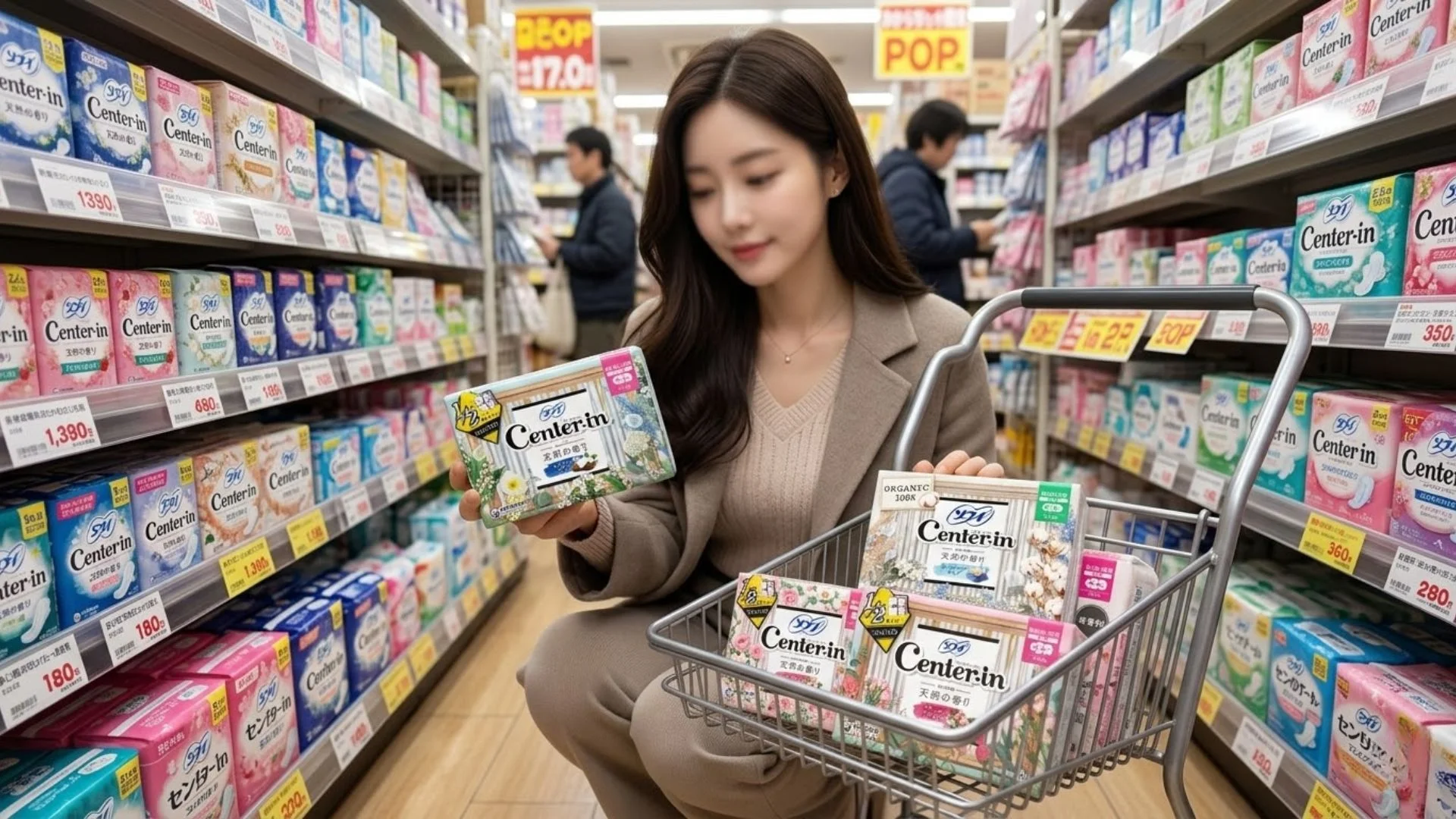 작고 예쁜 디자인으로 휴대성이 뛰어난 소피 센터인 일본 생리대 추천