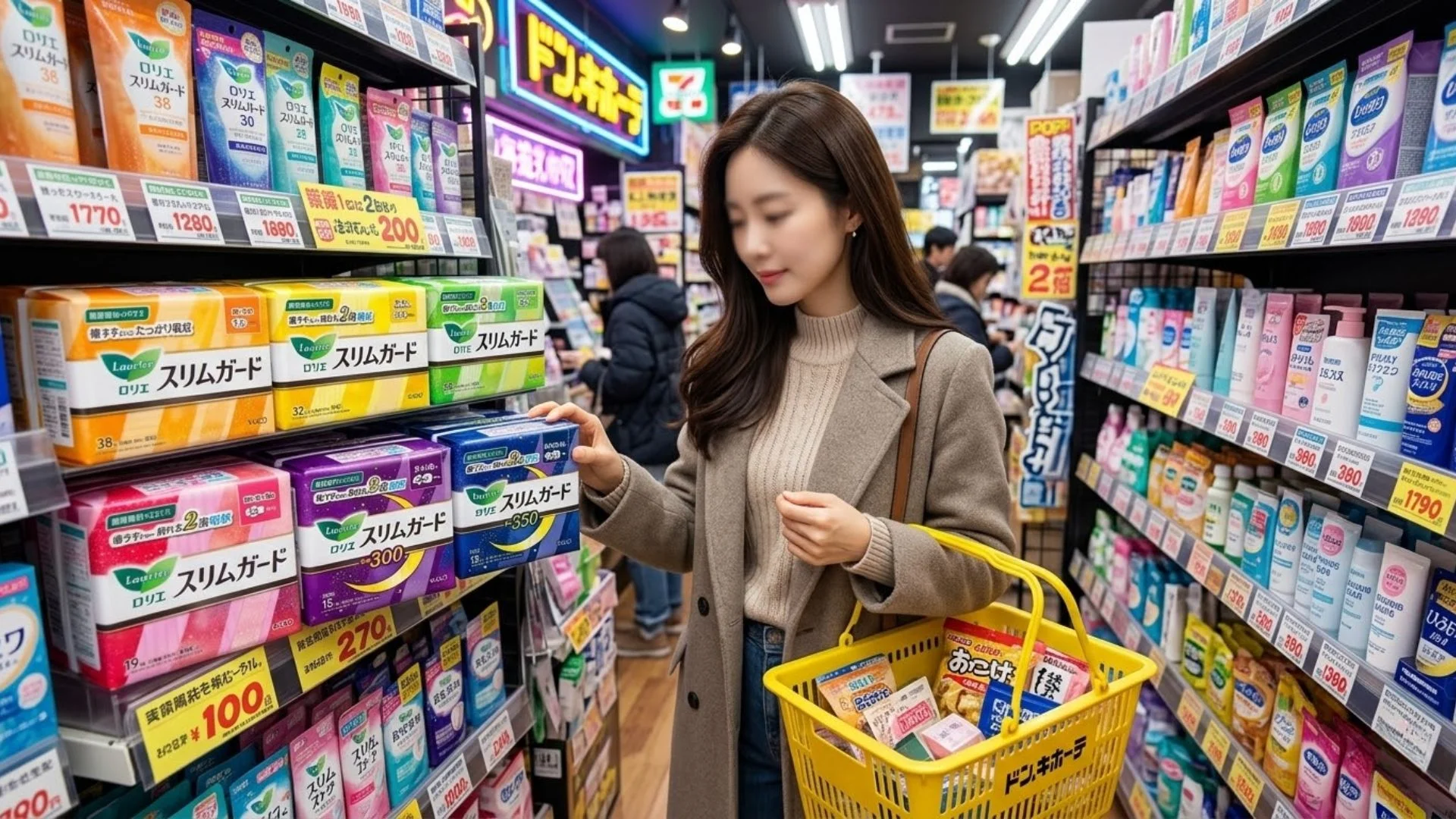 레깅스를 입어도 절대 티 나지 않는 1mm 두께의 얇은 일본 생리대 로리에