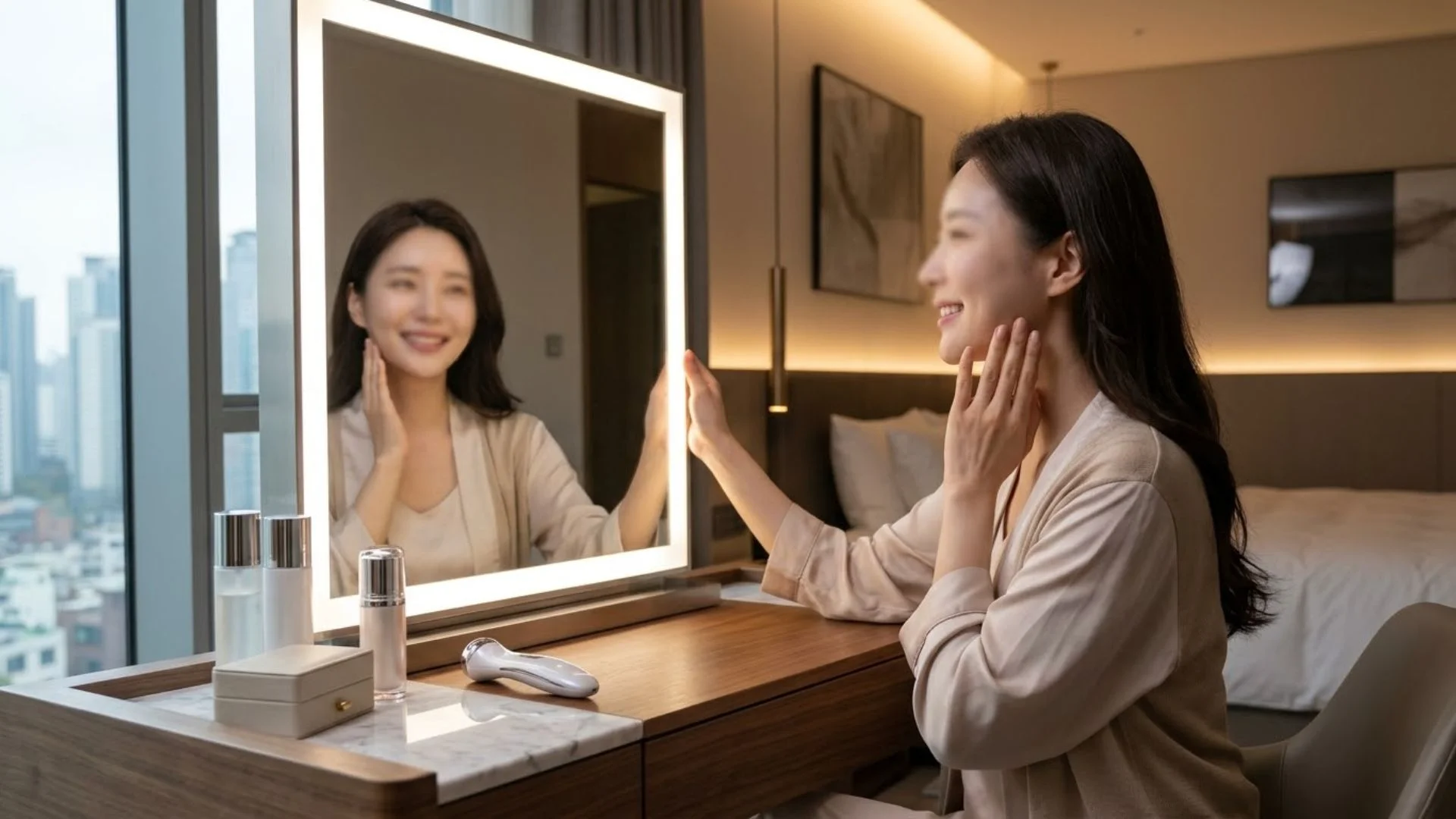 내돈내산 30대 실리프팅 관리 후 한결 매끄러워진 V라인 턱선과 옅어진 팔자주름